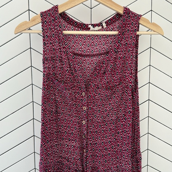 Anthropologie Lilka jumpsuit XS Small ikat modern bohemian - Picture 7 of 10